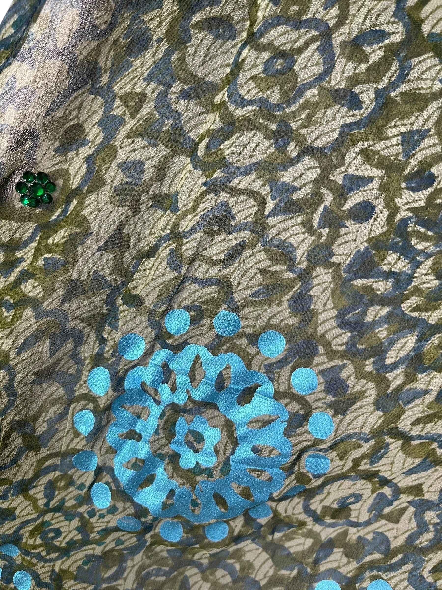 SOLD  PRG7112 Sheer Avatar Pure Silk Cardigan