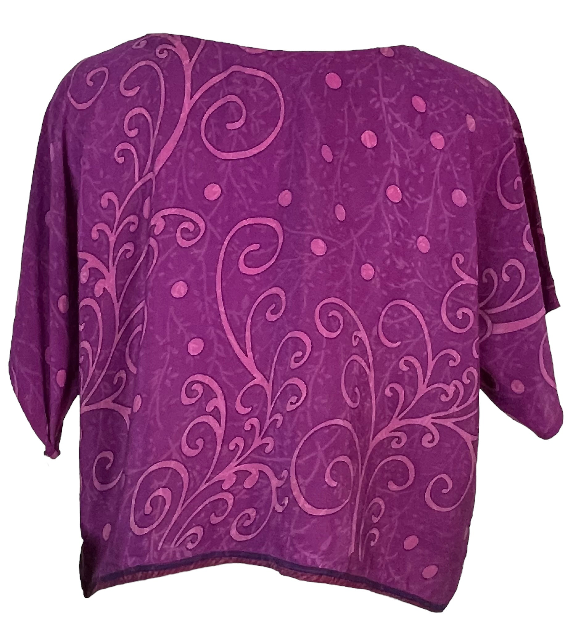 PRC5702 Avatar Pure Silk Boxy Top