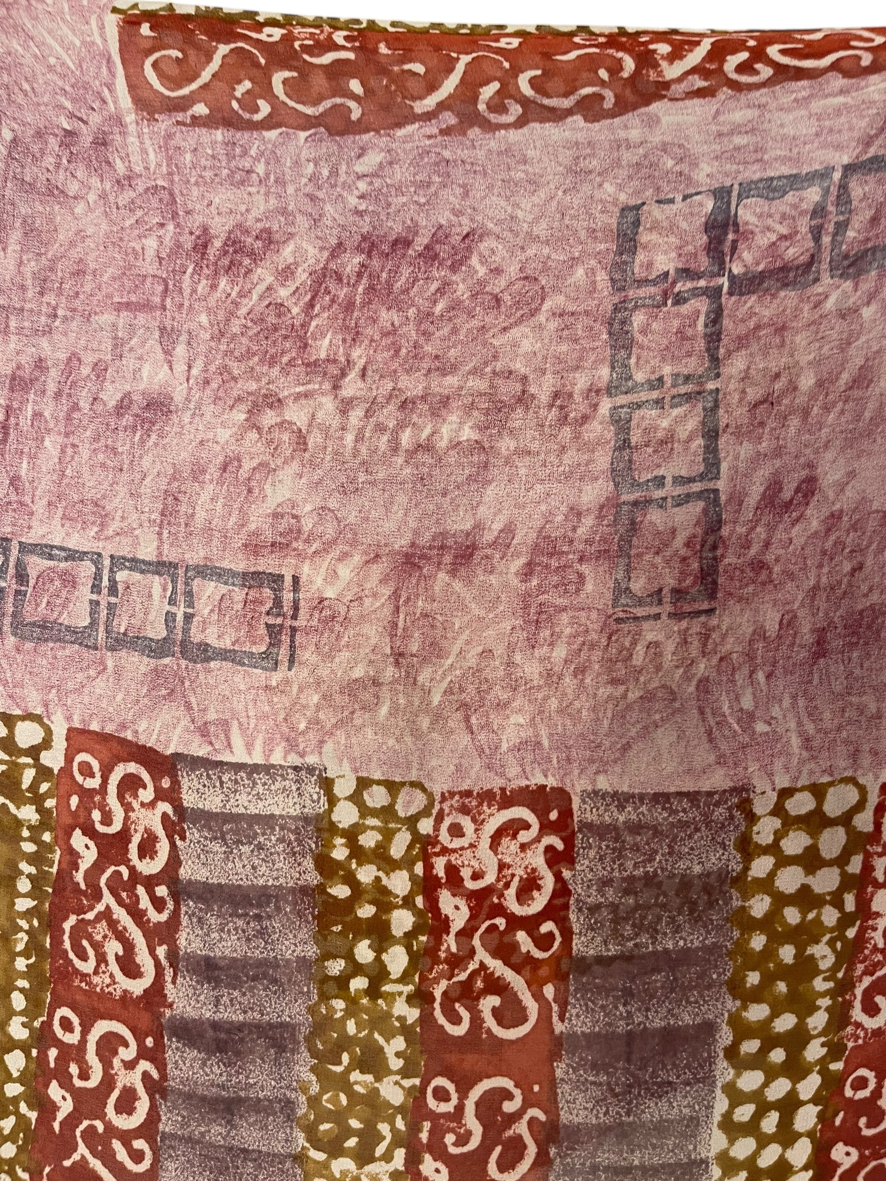 PRG7049 Sheer Avatar Pure Silk Capelet Poncho