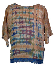 Load image into Gallery viewer, PRG6842 Sheer Avatar Pure Silk Side Slit Top
