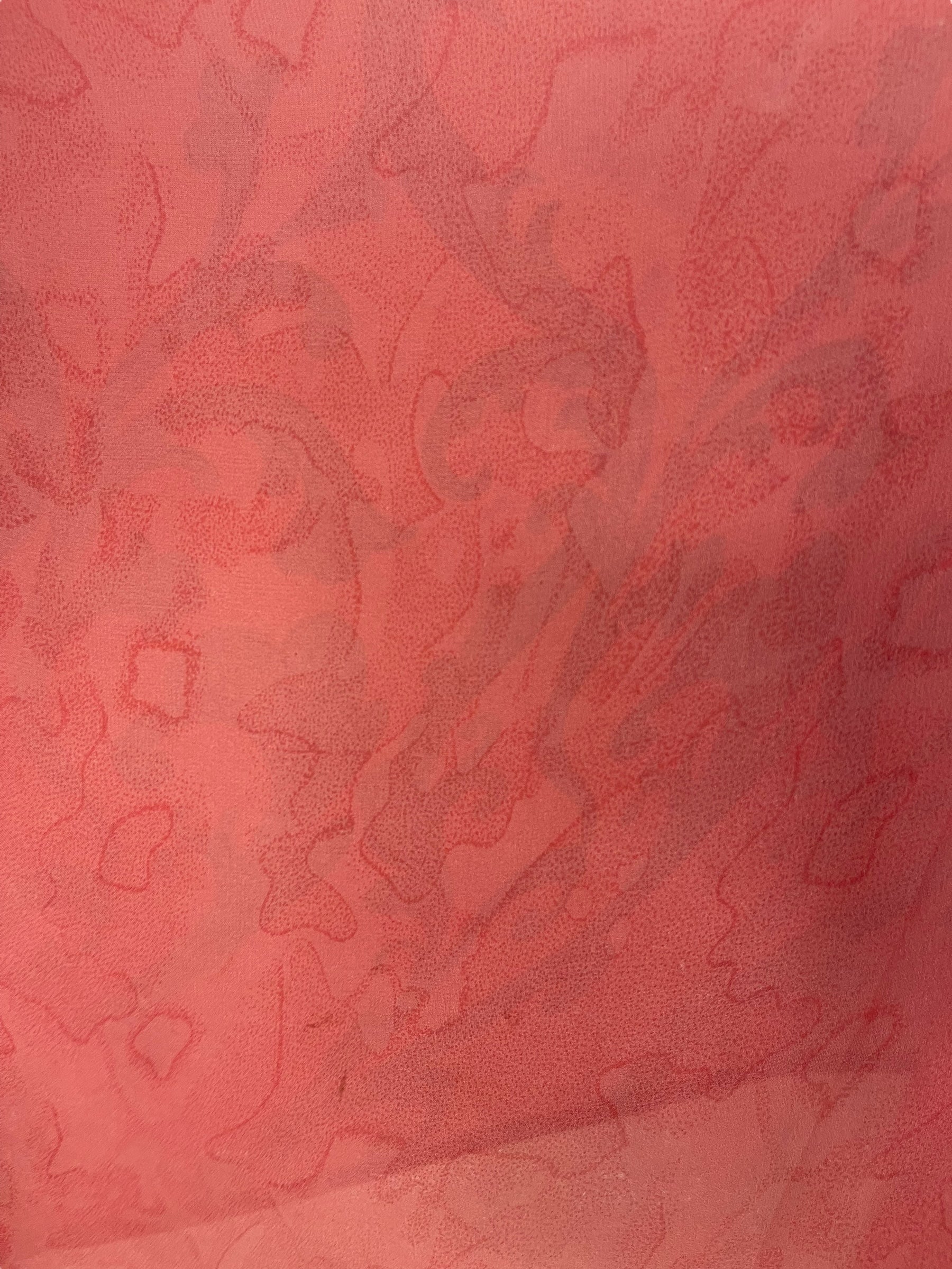 PRG7263 Sheer Avatar Pure Silk Capelet Poncho