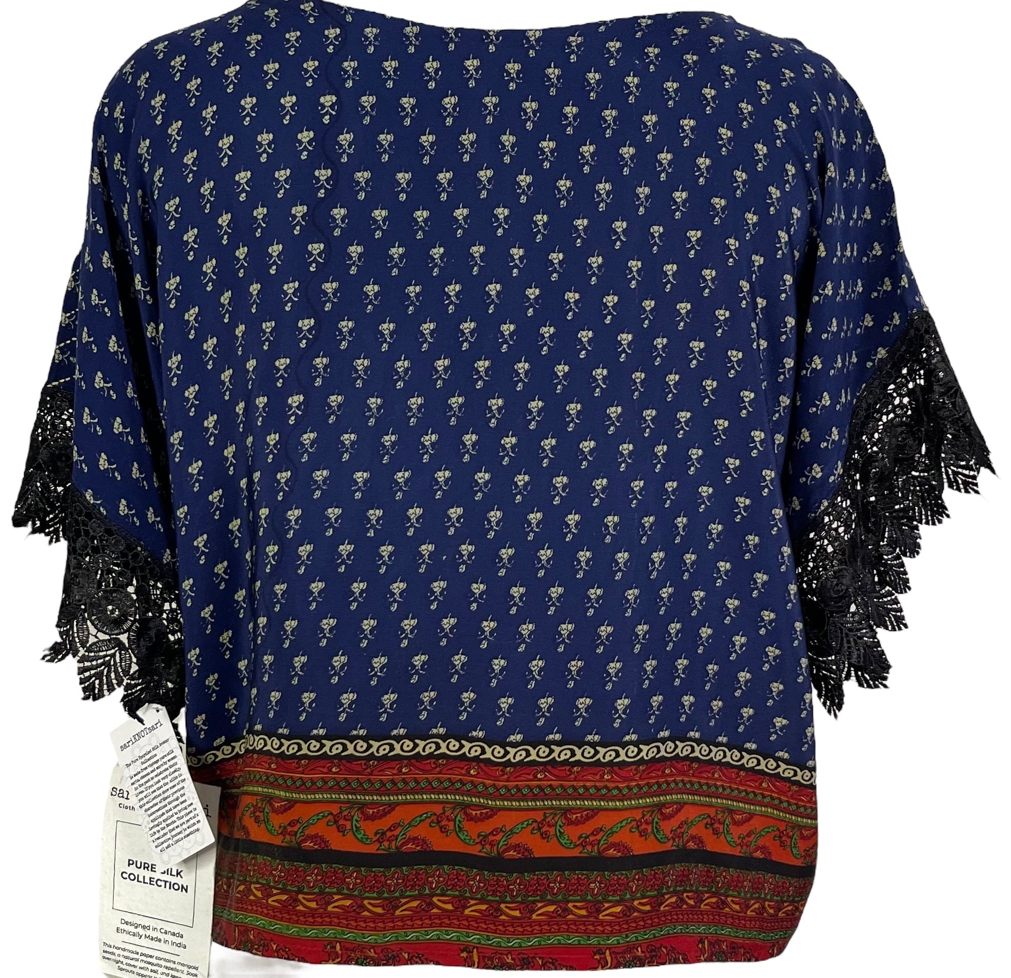 SOLD  PRC6122 Avatar Pure Silk Boxy Top