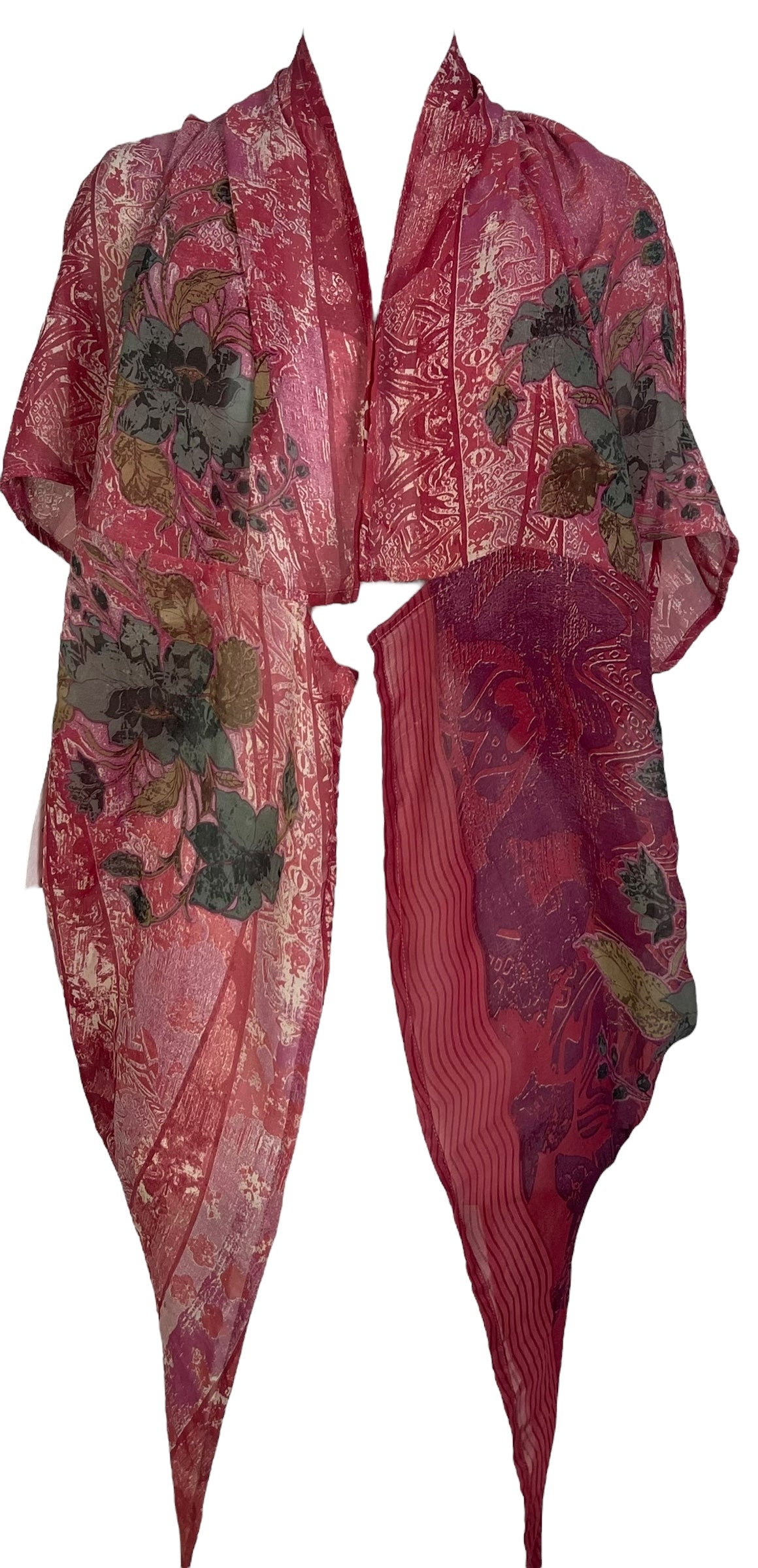 SOLD  PRG7114 Sheer Avatar Pure Silk Cardigan