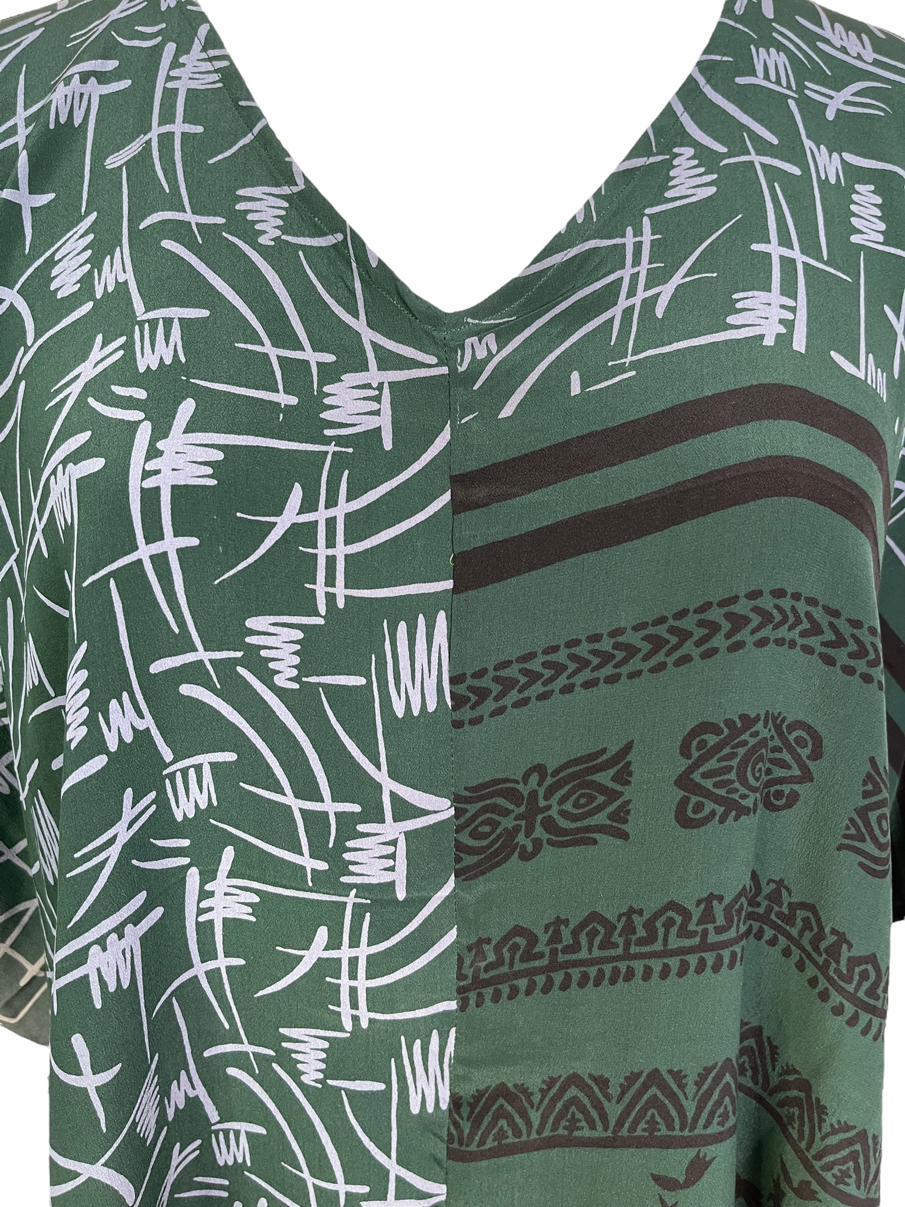 PRC7014 Avatar Pure Silk Waterfall Top