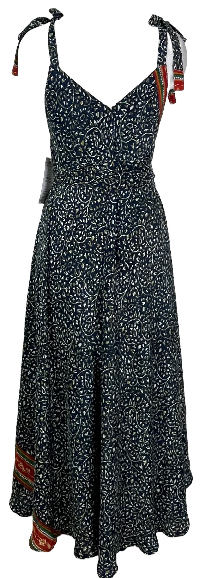 PRC7685 Avatar Pure Silk Maxi Dress with Belt