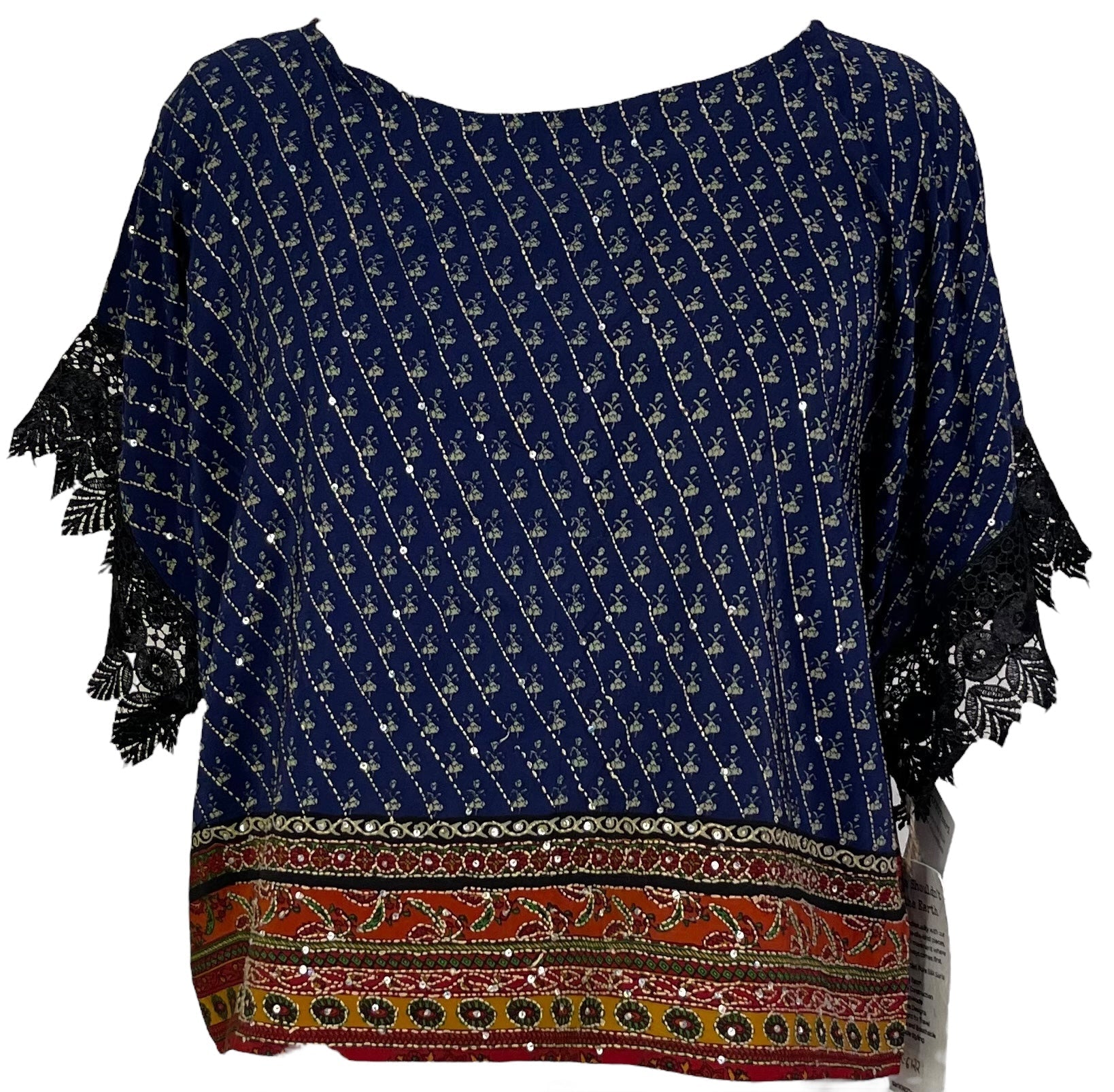 SOLD  PRC6122 Avatar Pure Silk Boxy Top