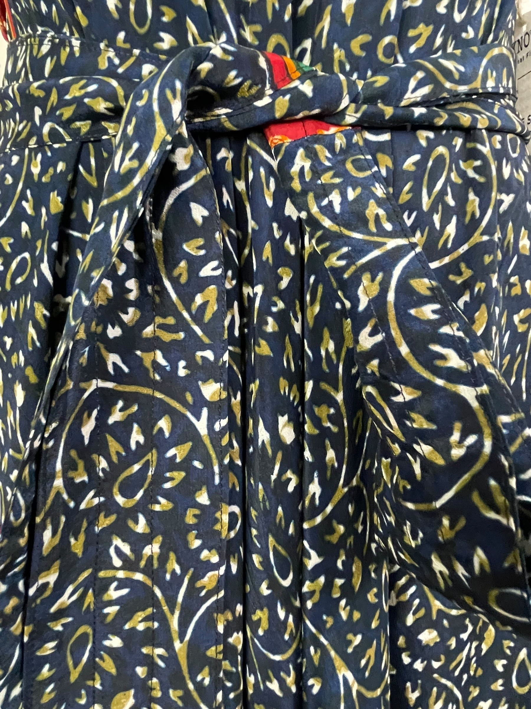 PRC7685 Avatar Pure Silk Maxi Dress with Belt