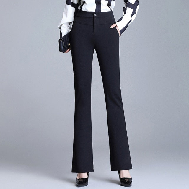 Bell Bottom Double Waist Pants