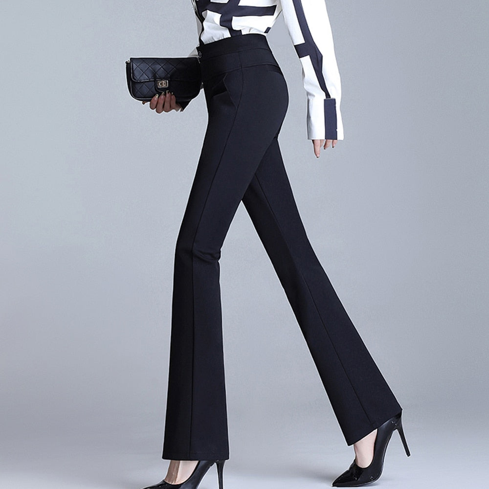 Bell Bottom Double Waist Pants