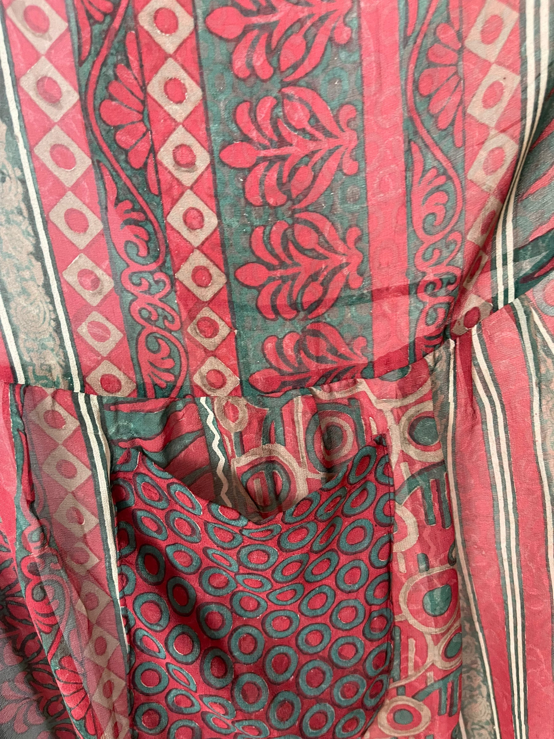 FINAL SALE PRG5903 Sheer Avatar Pure Silk Boxy Babydoll Dress