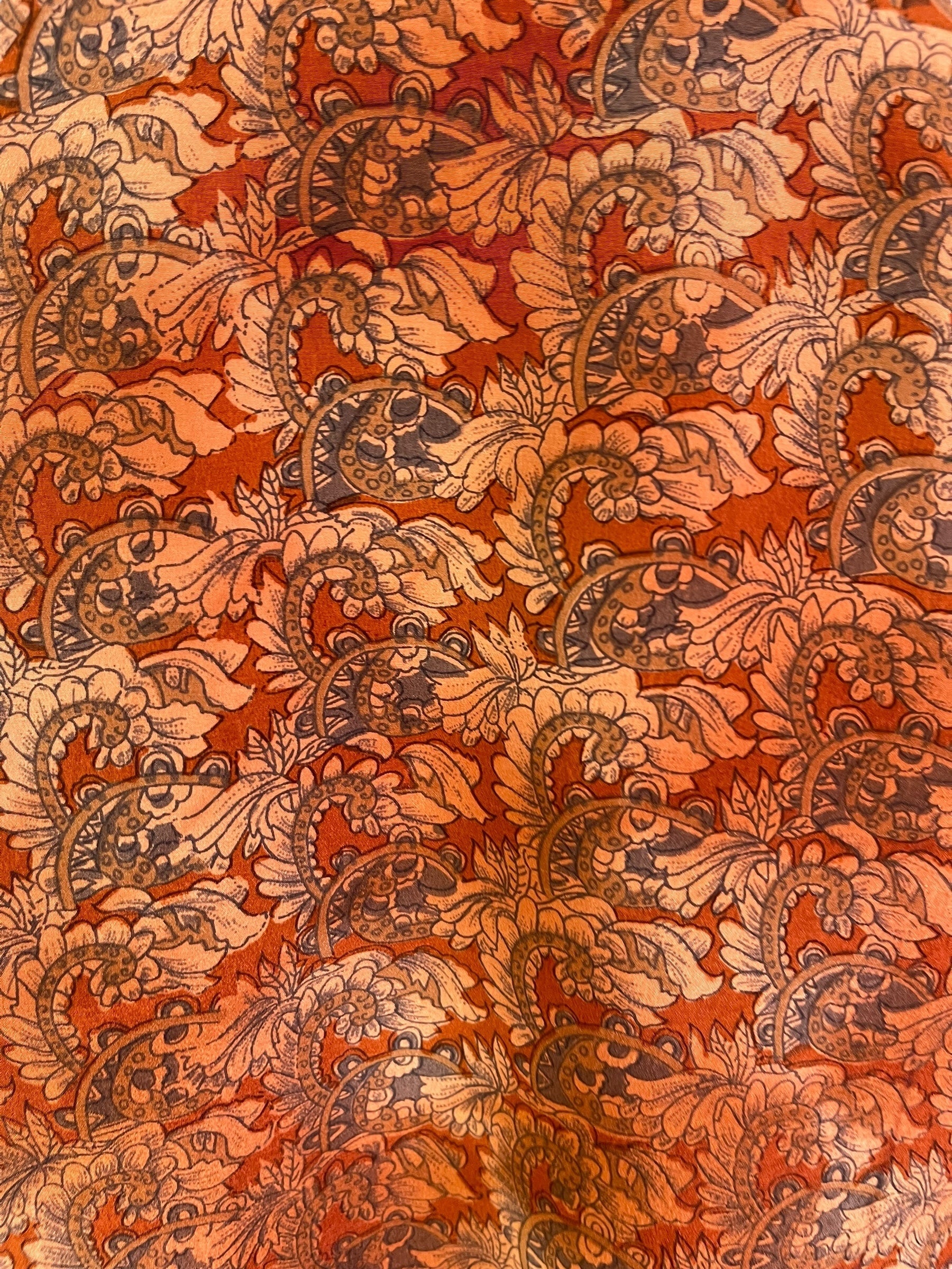 PRC7158 Avatar Pure Silk Long Tunic with Side Ties