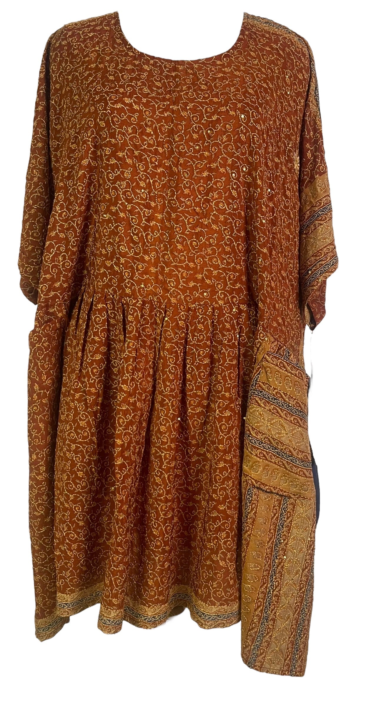 PRC3776 Avatar Pure Silk Boxy Babydoll Dress