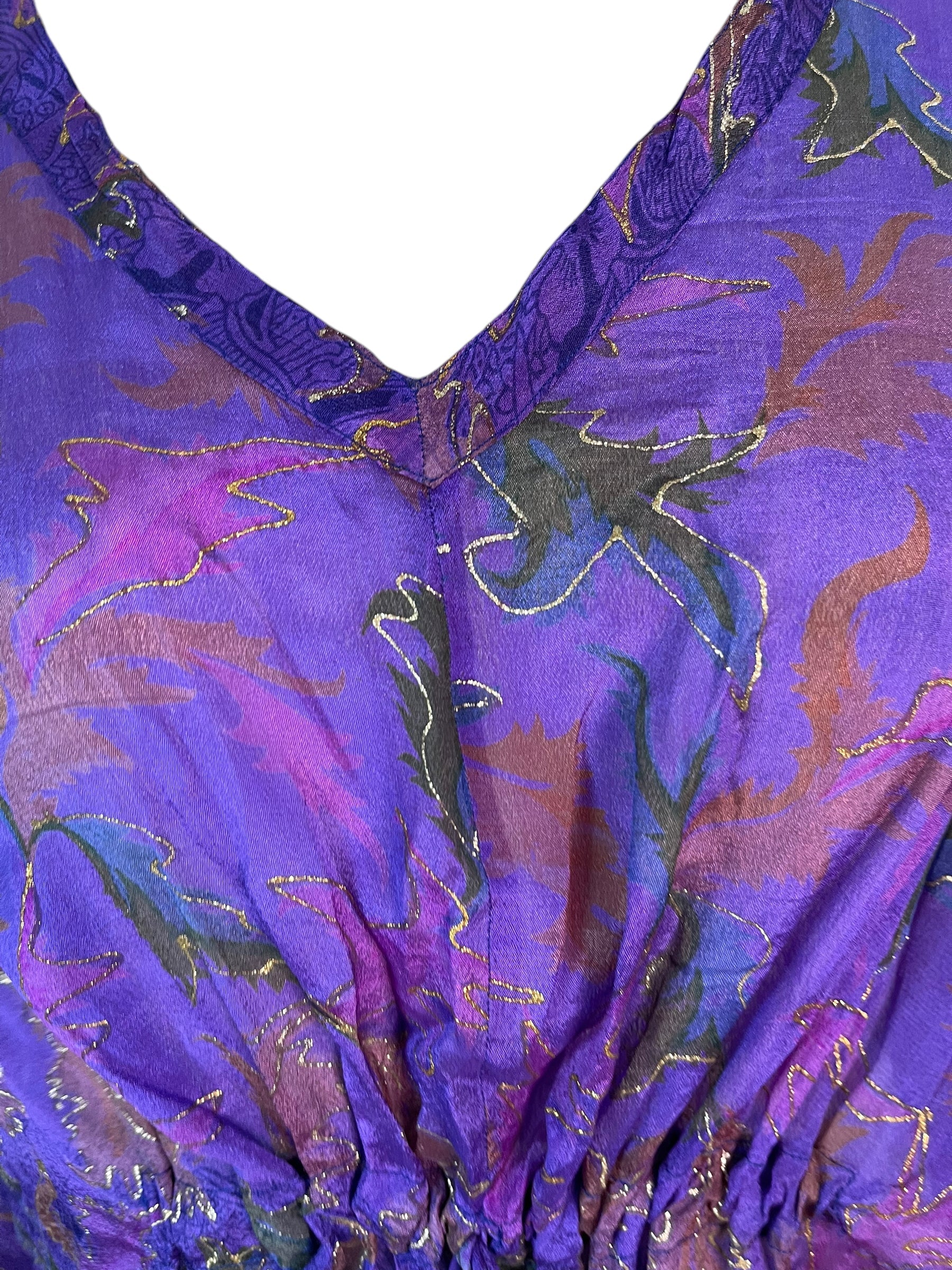 SOLD  PRC6419 Avatar Pure Silk Maxi Kaftan