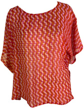 Load image into Gallery viewer, PRG6514 Sheer Avatar Pure Silk Side Slit Top
