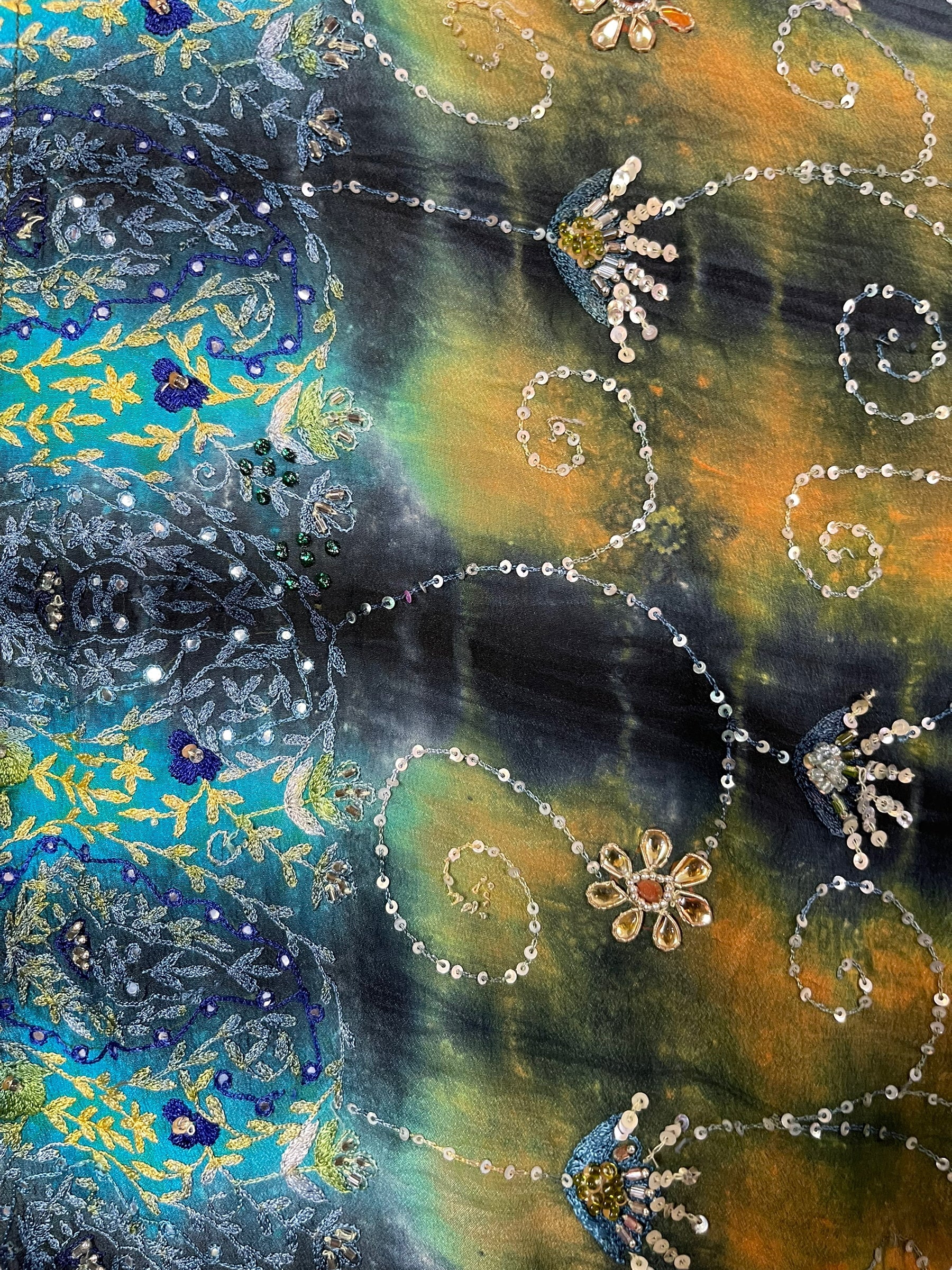 PRC6394 Avatar Pure Silk Maxi Kaftan