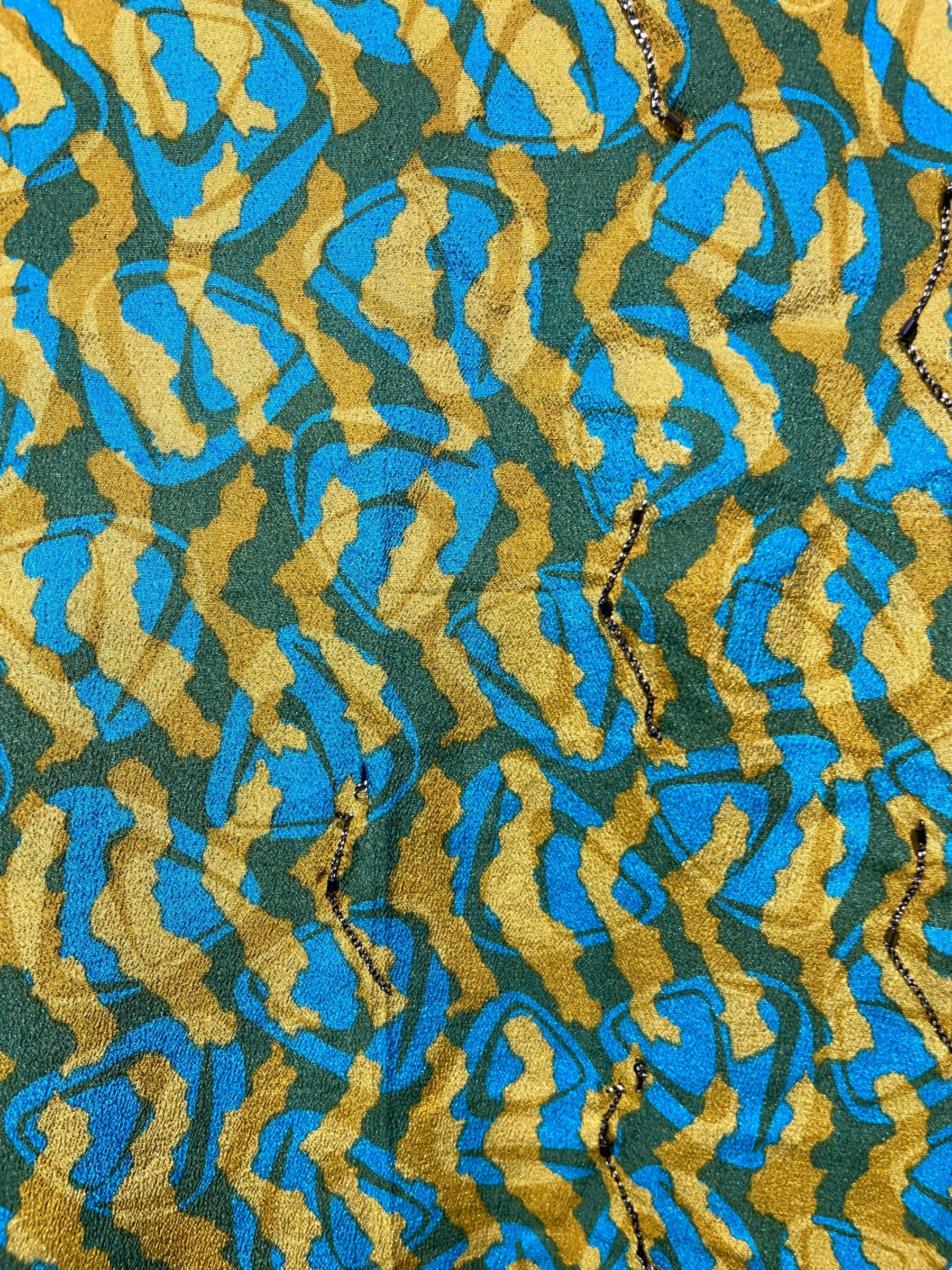 FINAL SALE PRC3766 Avatar Pure Silk Side Slit Top