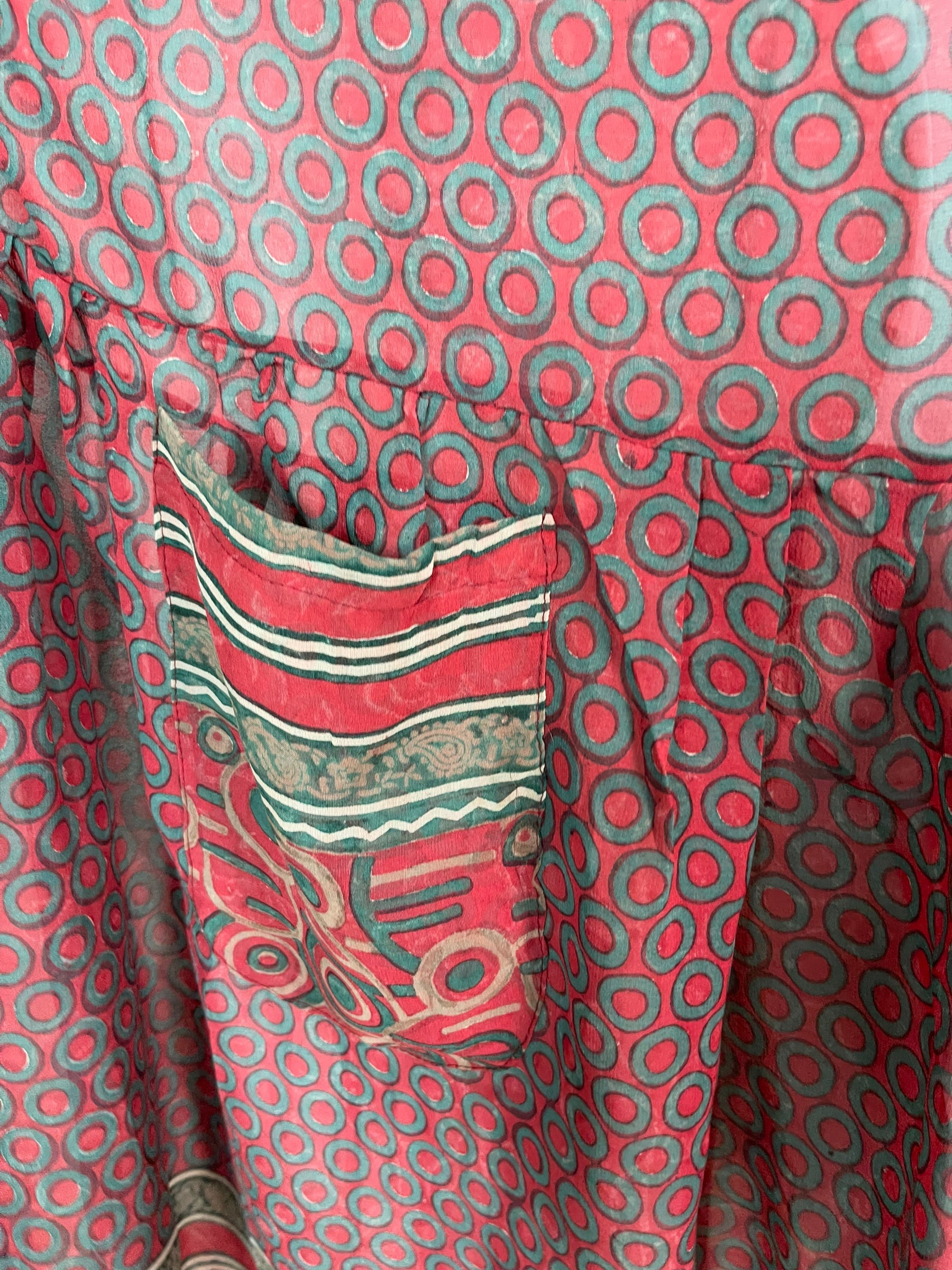 FINAL SALE PRG5903 Sheer Avatar Pure Silk Boxy Babydoll Dress