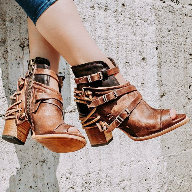 Genuine Leather Cowboy Boots