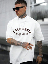 Load image into Gallery viewer, Y2K Men's 100% Cotton T-shirt | Short Sleeve Harajuku Hip Hop Tee | Oversized Summer Fashion | Streetwear Clothing"

