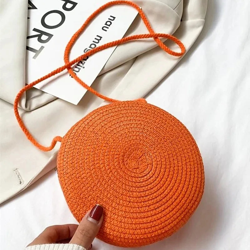 Women's Crossbody Bag Beige Mini Polyester