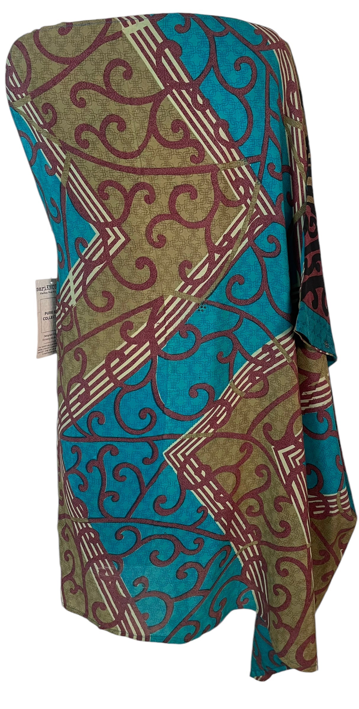 FINAL SALE PRC5939 Avatar Pure Silk One Shoulder Dress