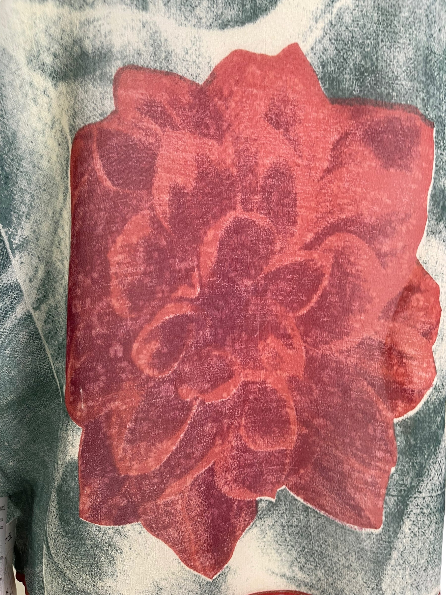 PRG6219 Sheer Avatar Pure Silk Boxy Top