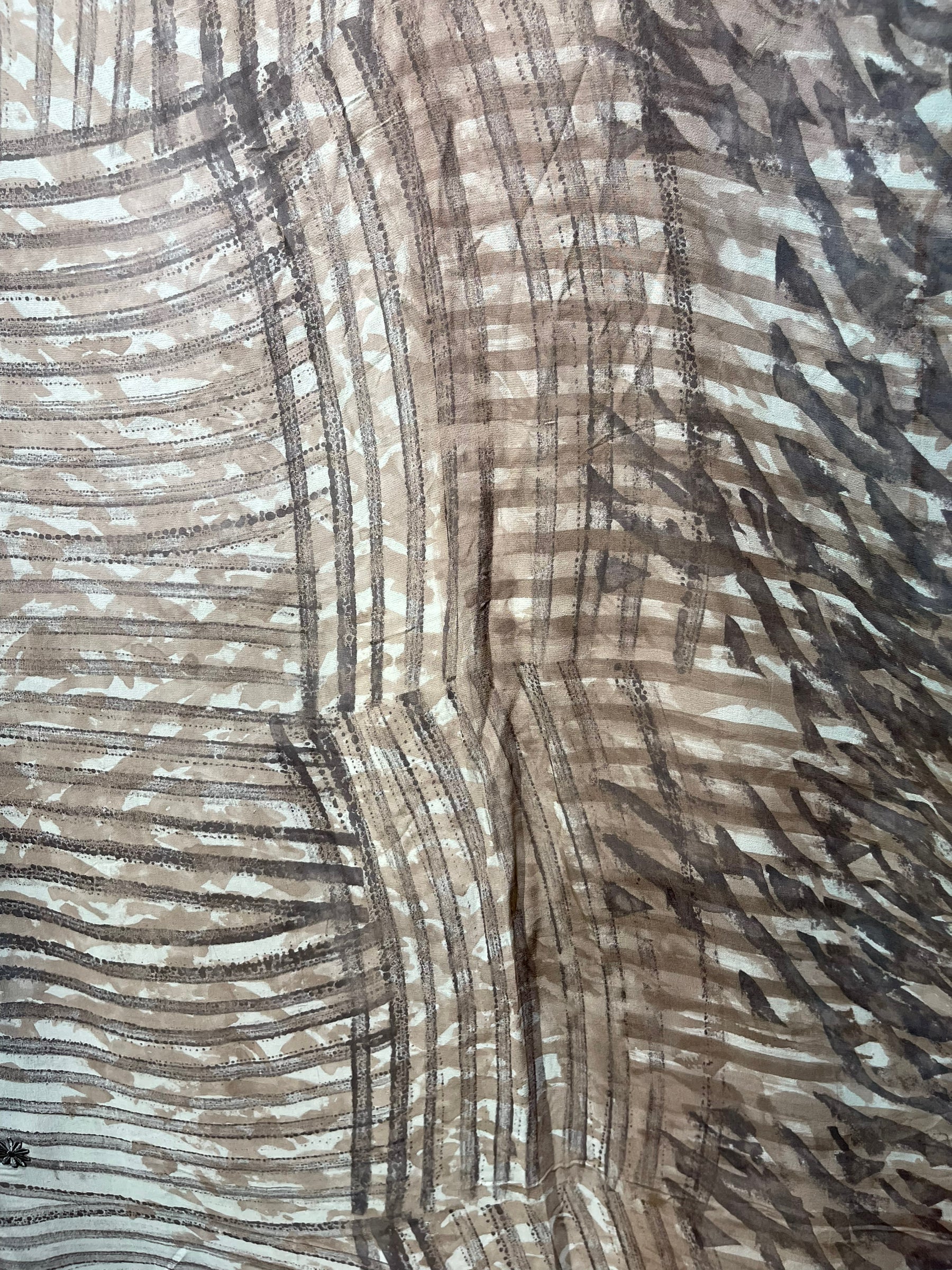 FINAL SALE PRG4609 Sheer Avatar Pure Silk Maxi Kaftan