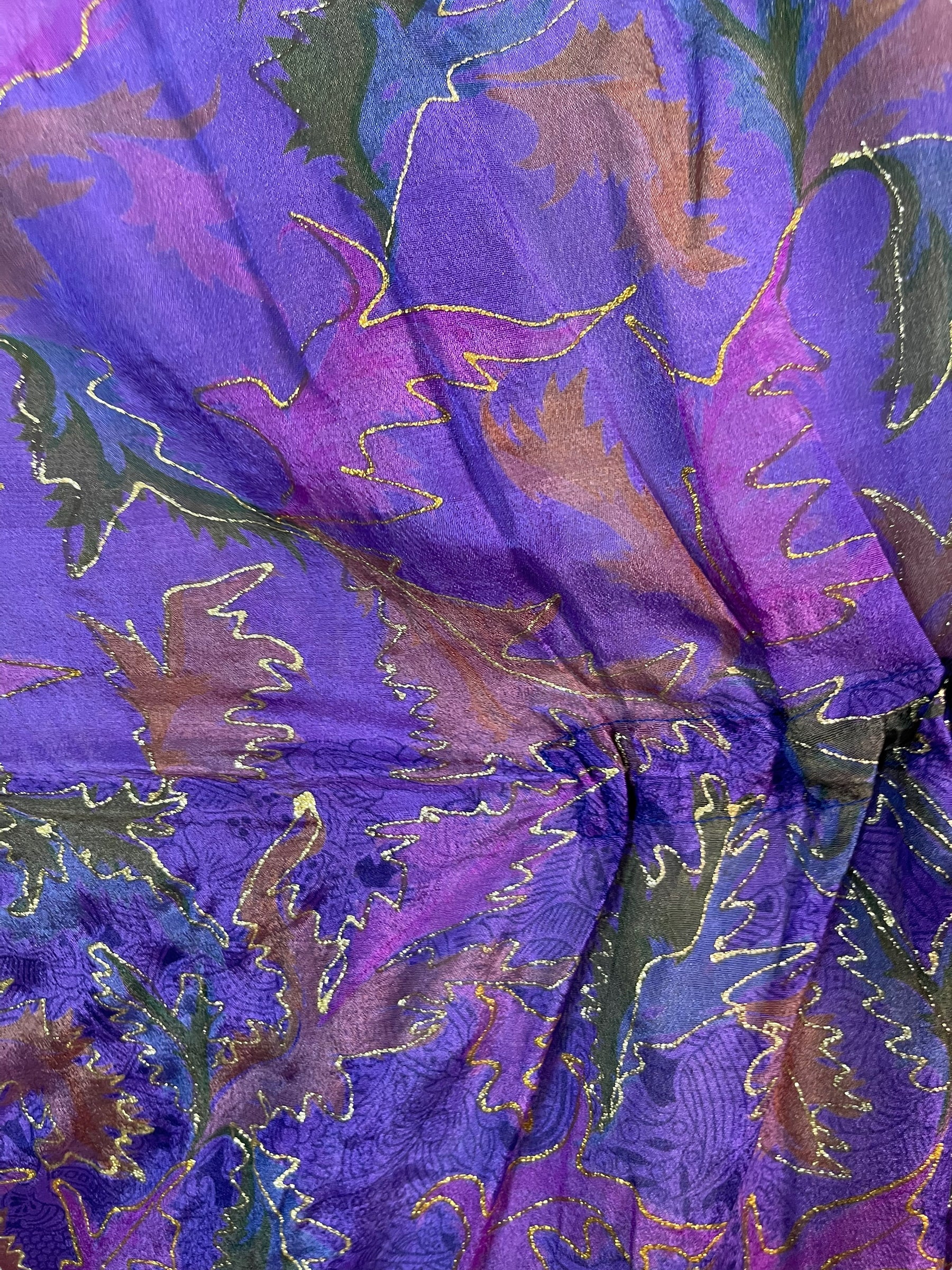 SOLD  PRC6419 Avatar Pure Silk Maxi Kaftan