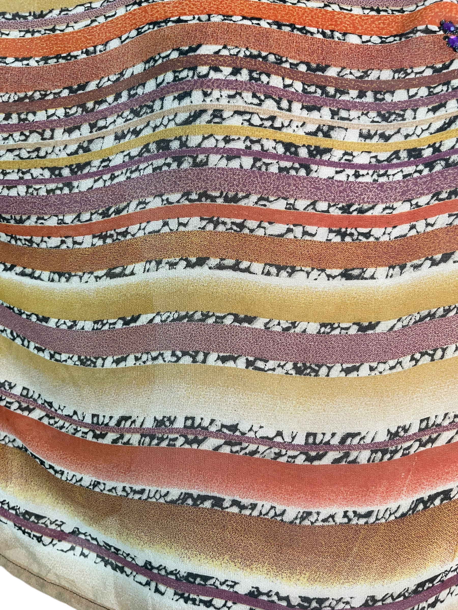 FINAL SALE PRG6134 Sheer Avatar Pure Silk Boxy Top