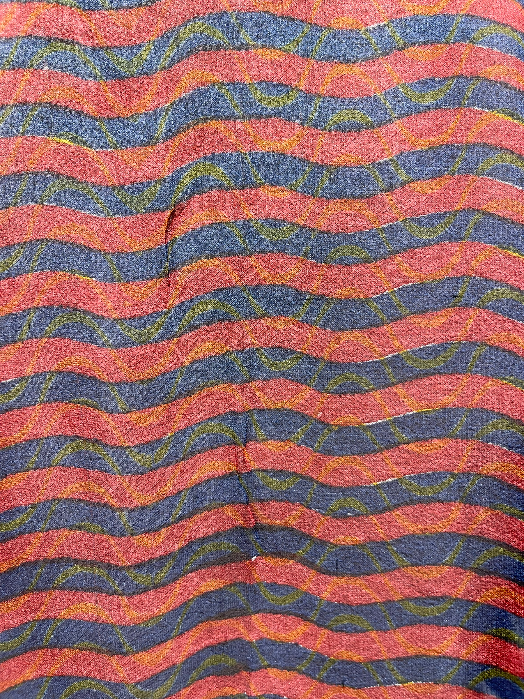 FINAL SALE PRG2360 Golden-Plumed Parakeet Sheer Avatar Pure Silk Boxy Top