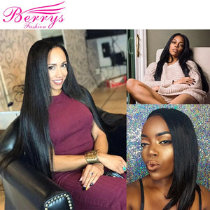 Berrys Fashion Peruvian Hair Bundles Straight Human Hair Weave Bundles 10-36 Inch Remy Hair Extensions 1/3/4 PCS For Black Women