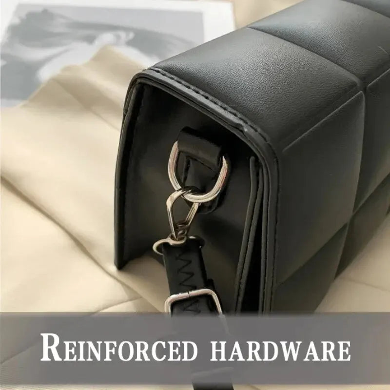 Women's Crossbody Bag Black Small PU Leather