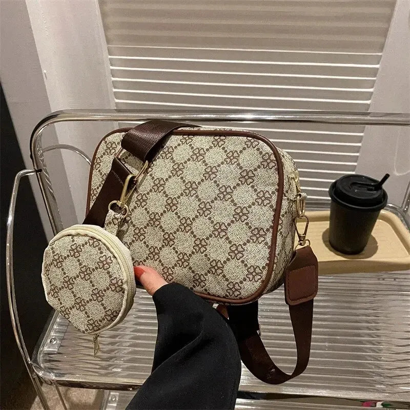 Women's Tote Bag Black One Size PU Leather Vintage Crossbody