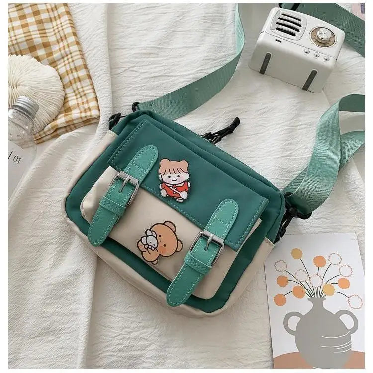 Women's Shoulder Bag Beige One Size Canvas