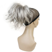 Load image into Gallery viewer, Short Natural Wave Ponytail Extension with Claw Clip – Easy Clip-On Hairpiece
