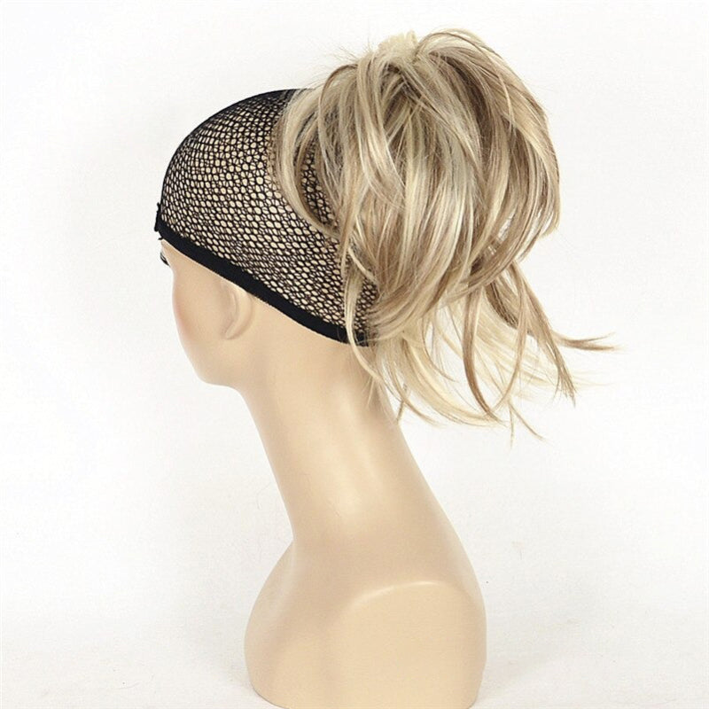 Short Natural Wave Ponytail Extension with Claw Clip – Easy Clip-On Hairpiece