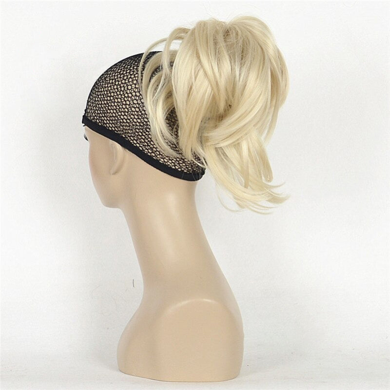 Short Natural Wave Ponytail Extension with Claw Clip – Easy Clip-On Hairpiece