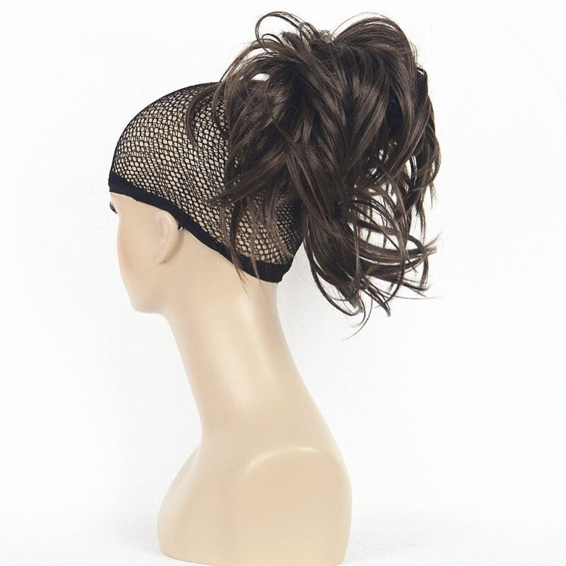 Short Natural Wave Ponytail Extension with Claw Clip – Easy Clip-On Hairpiece