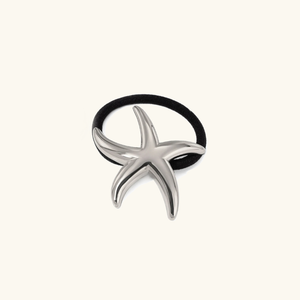 Starry Gold Hair Tie with Waterproof Design – Hypoallergenic Stainless Steel-Plated Accessory