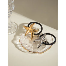 Load image into Gallery viewer, Starry Gold Hair Tie with Waterproof Design – Hypoallergenic Stainless Steel-Plated Accessory
