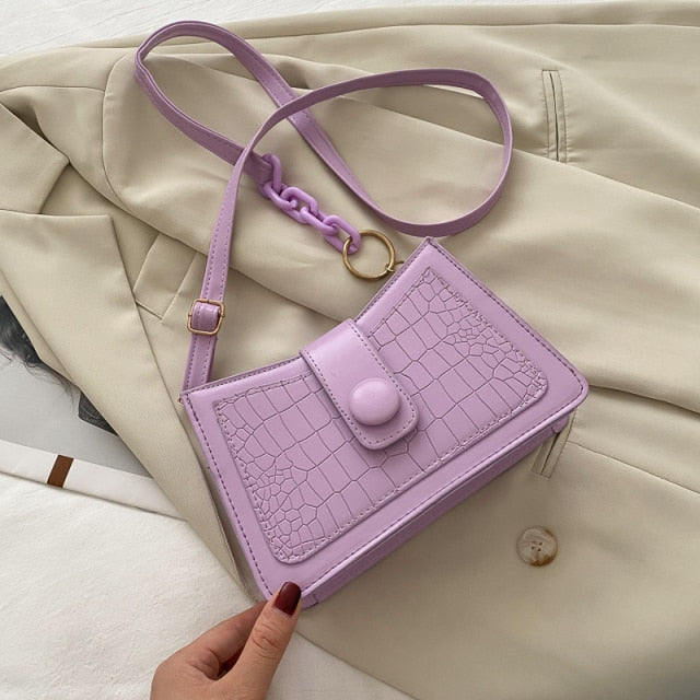 Link & Leather Strap Bag