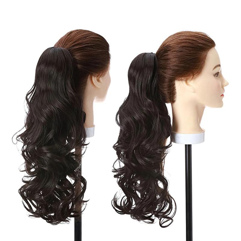 Stylish Clip-In Ponytail Hair Extensions - High-Temperature Fiber, 160g, Lightweight and Versatile for Instant Volume and Length
