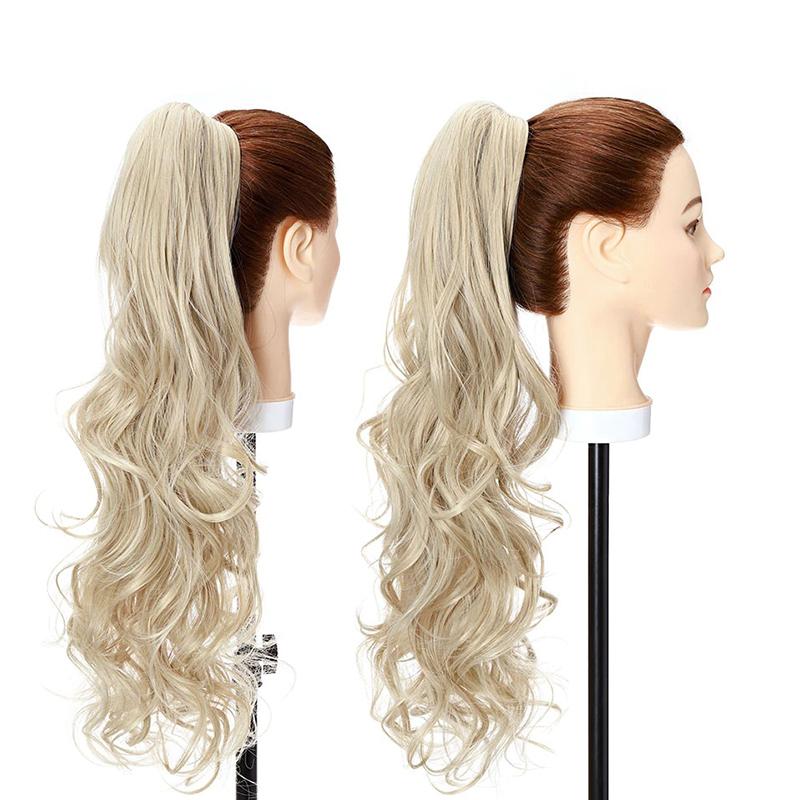 Stylish Clip-In Ponytail Hair Extensions - High-Temperature Fiber, 160g, Lightweight and Versatile for Instant Volume and Length