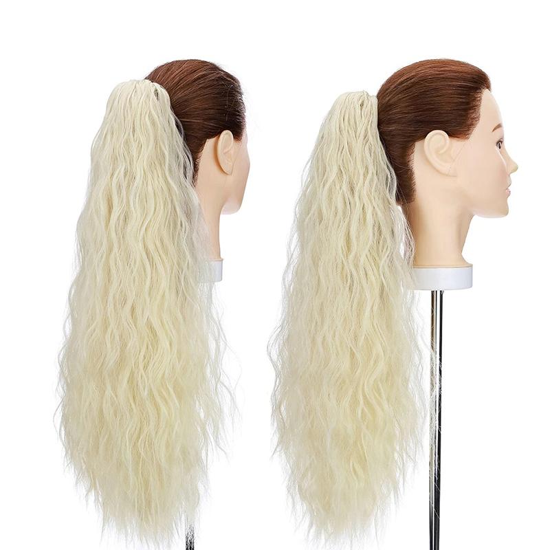 Stylish Clip-In Ponytail Hair Extensions - High-Temperature Fiber, 160g, Lightweight and Versatile for Instant Volume and Length