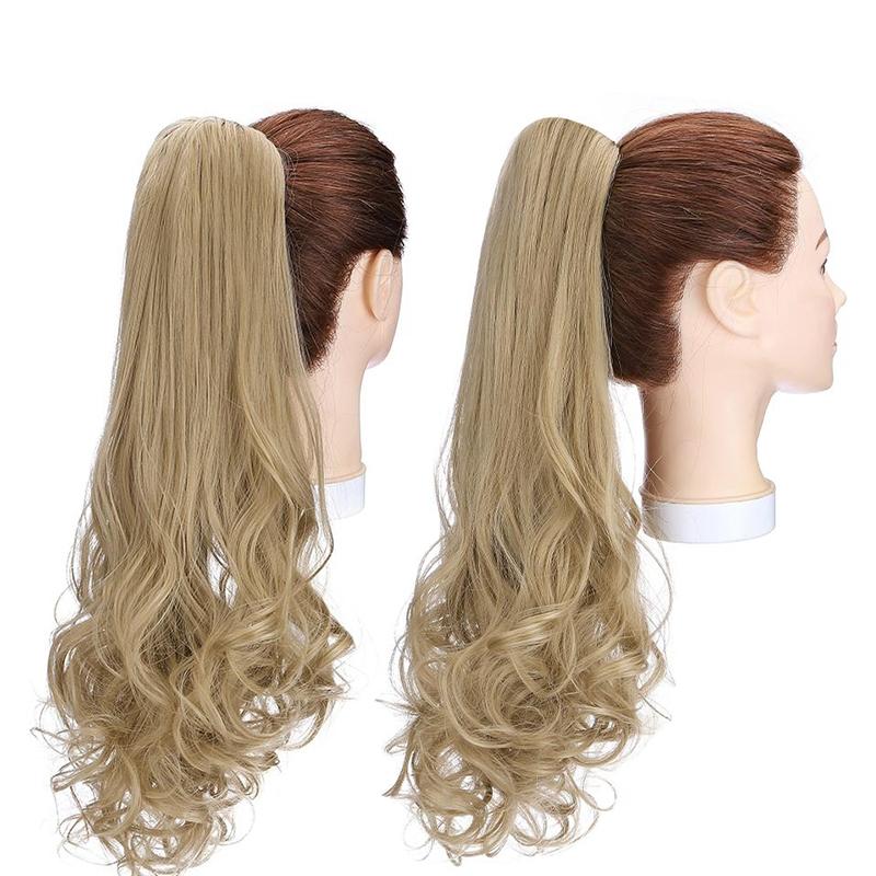 Stylish Clip-In Ponytail Hair Extensions - High-Temperature Fiber, 160g, Lightweight and Versatile for Instant Volume and Length