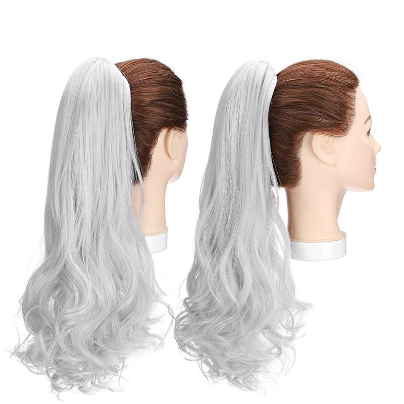 Stylish Clip-In Ponytail Hair Extensions - High-Temperature Fiber, 160g, Lightweight and Versatile for Instant Volume and Length