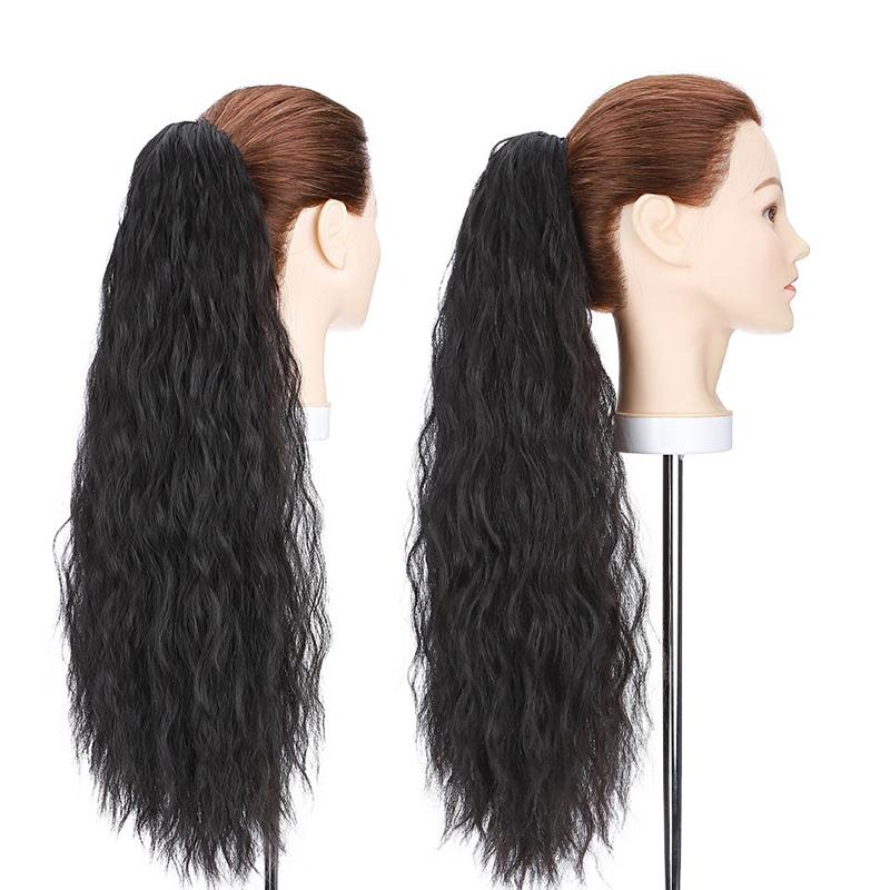 Stylish Clip-In Ponytail Hair Extensions - High-Temperature Fiber, 160g, Lightweight and Versatile for Instant Volume and Length