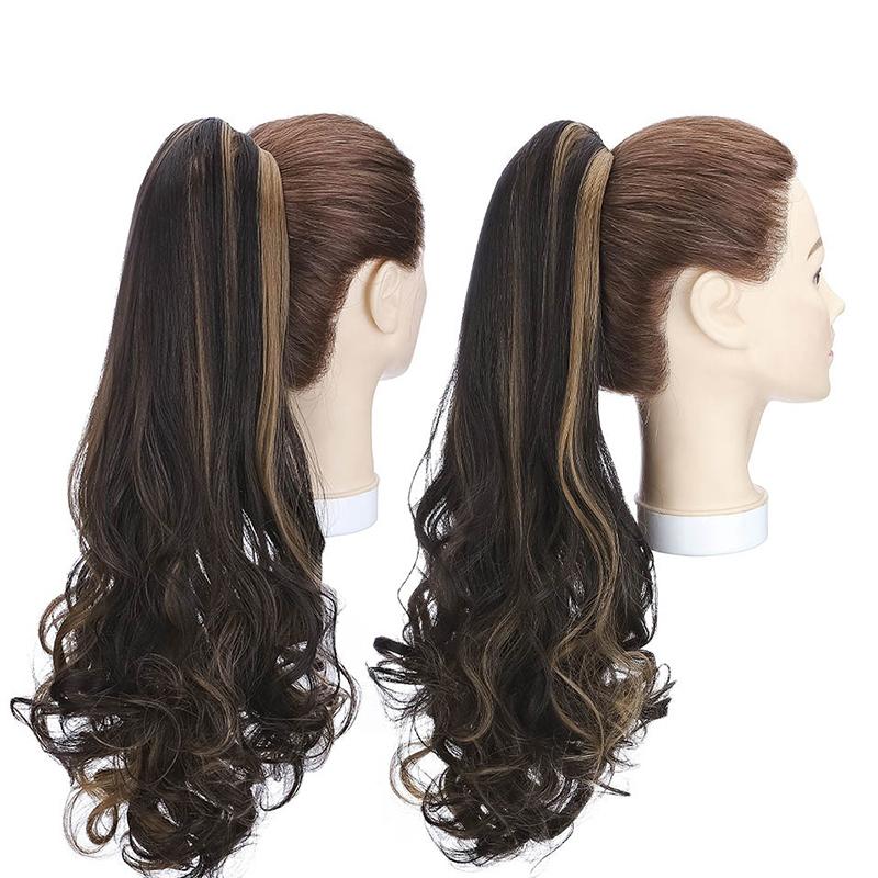 Stylish Clip-In Ponytail Hair Extensions - High-Temperature Fiber, 160g, Lightweight and Versatile for Instant Volume and Length