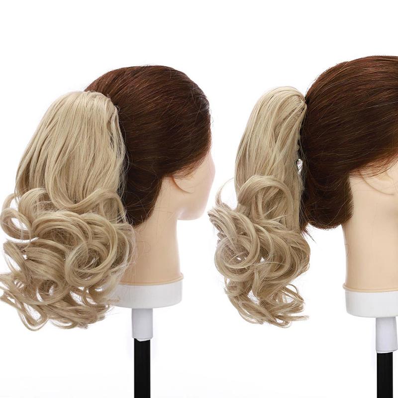 Stylish Clip-In Ponytail Hair Extensions - High-Temperature Fiber, 160g, Lightweight and Versatile for Instant Volume and Length