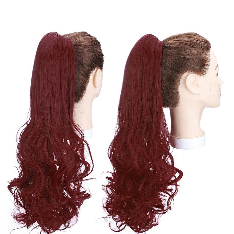 Stylish Clip-In Ponytail Hair Extensions - High-Temperature Fiber, 160g, Lightweight and Versatile for Instant Volume and Length